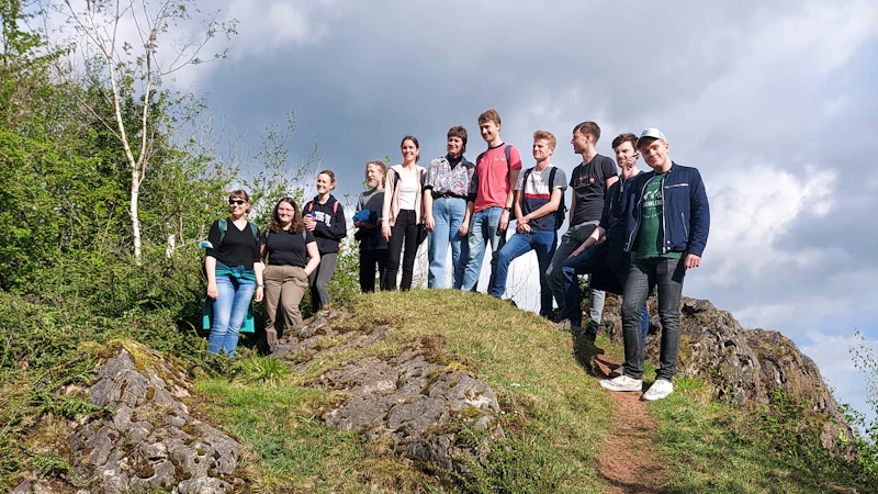 Walk with German Department Students in Cefn Onn Park