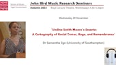 John Bird Music Research Seminar
