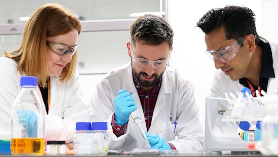 Researchers in the labs of Cardiff University’s Translational Research Hub