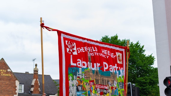 Banner made for the Labour Party