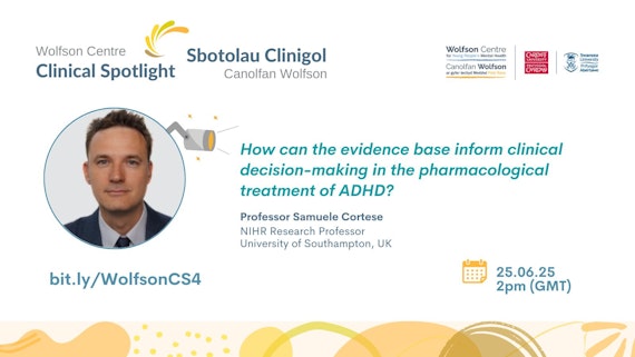Clinical spotlight with professor Samuele Cortese banner