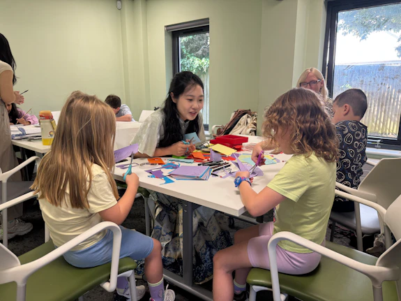 Paper craft at Rhiwbina Hub