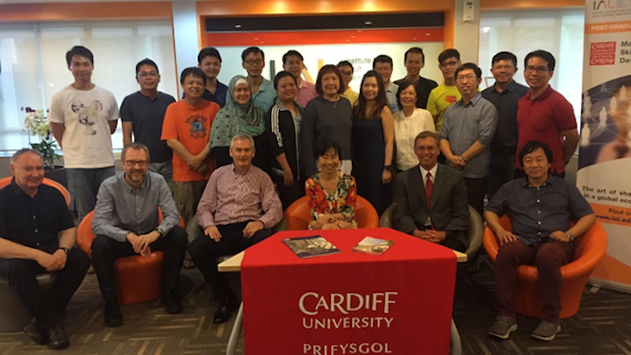 Staff and students from the MSc Skills and Workforce Development in Singapore