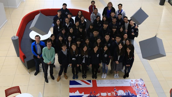 Image of students from Hong Kong Polytechnic University’s Global Supply Chain Management programme
