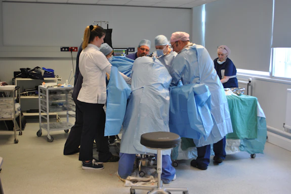 Radiography Student in theatre