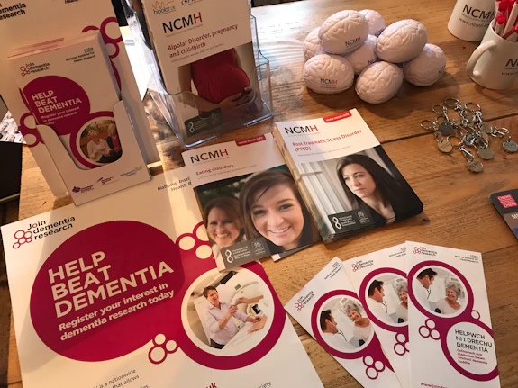 NCMH and Dementia event stand