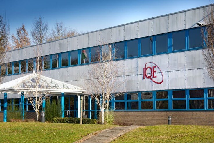 The IQE building in Cardiff.