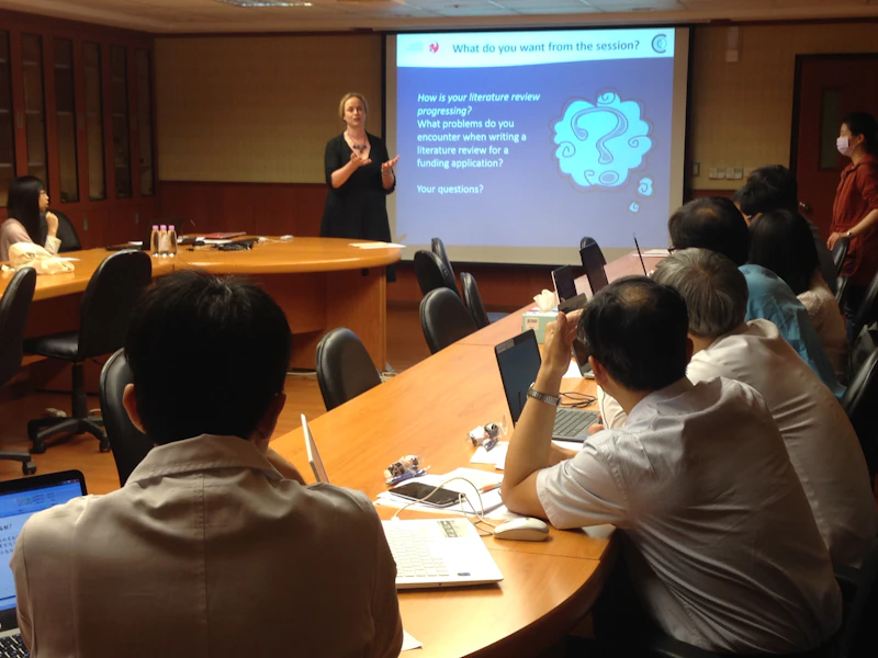 Alison presenting Taiwan