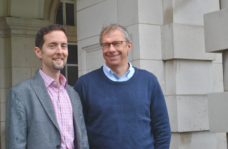 Picture of Professor Simon Ward and Professor John Atack