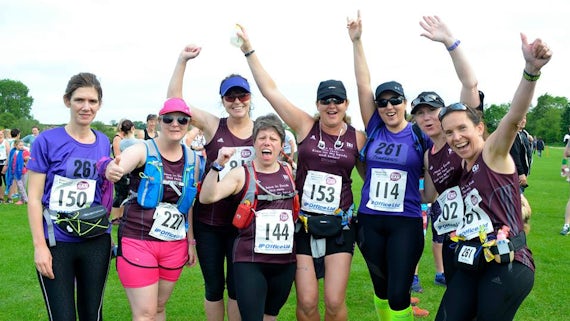 Women at the Women Can Marathon Devon