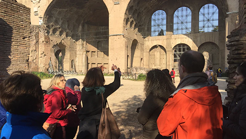 Student fieldtrip to Piercefield House