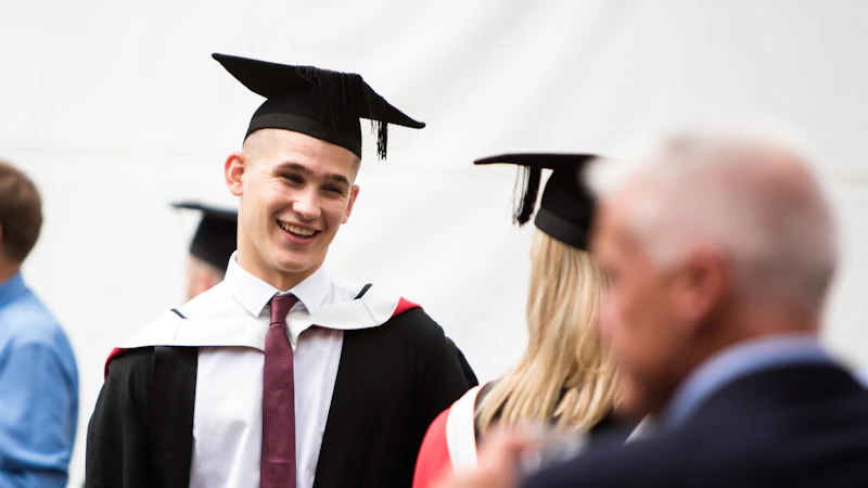 Student at graduation