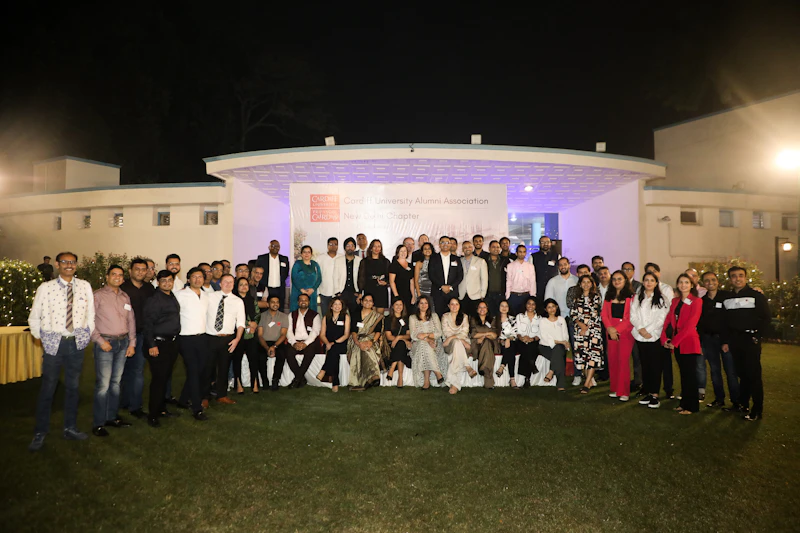 Alumni at the launch of the New Delhi Chapter