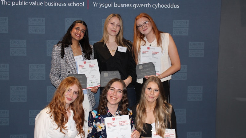 Celebrating outstanding placement students