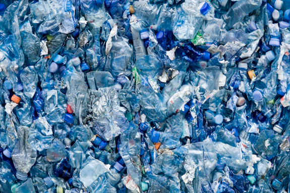 Pile of plastic items