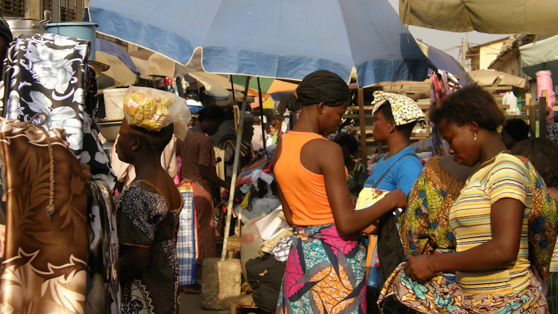 Street trading in Togo