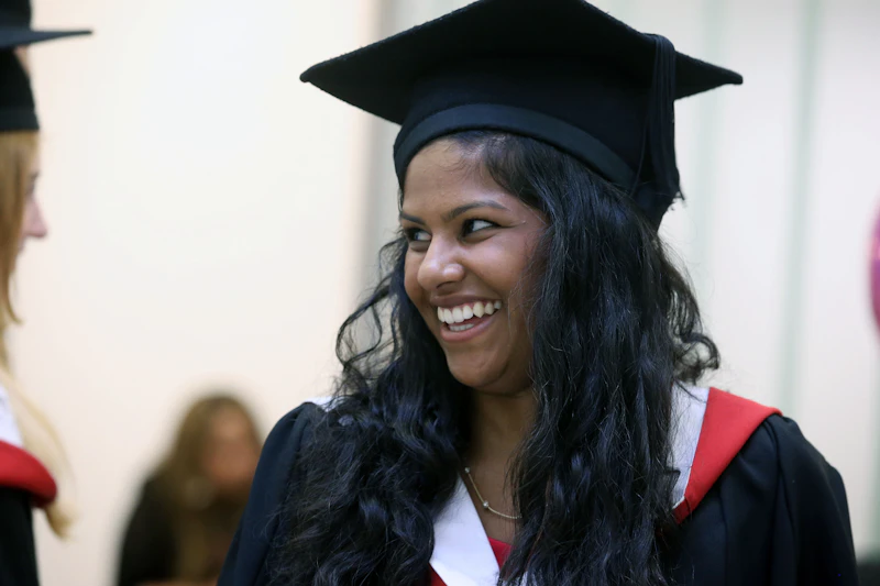 Mauritius student graduating