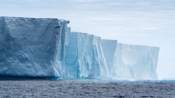 Stock image of Antarctic icebergs