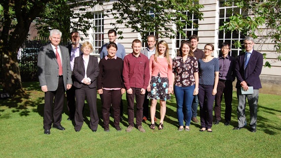 Group photo of most of the speakers from the 14th Cardiff Chemistry Conference.