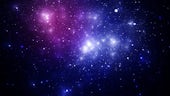 Blue space nebula