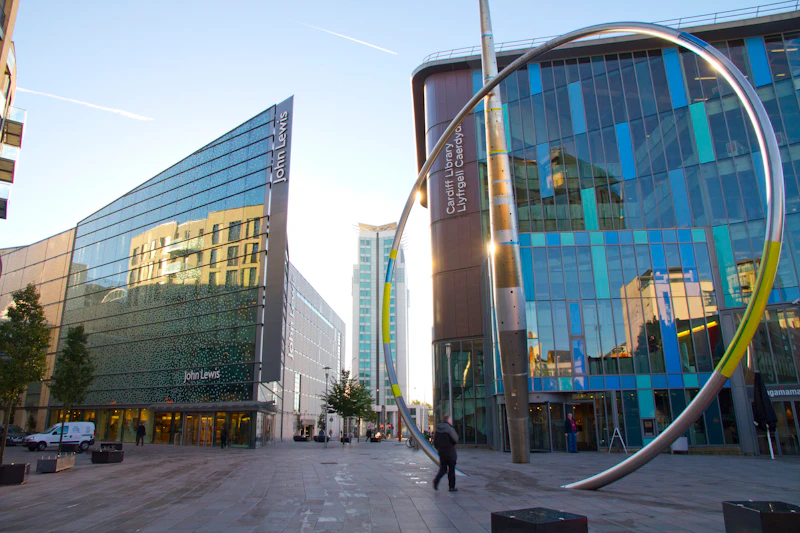 John Lewis and Cardiff Central Library