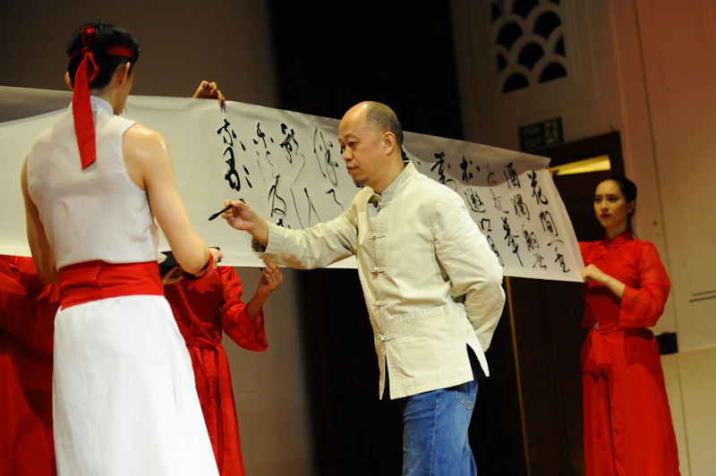 Chinese scripture demonstration