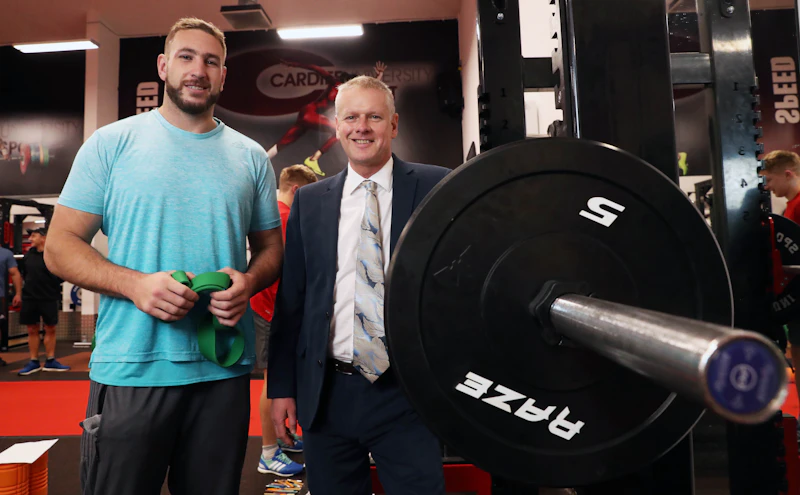 Luke Romano and Vice-Chancellor
