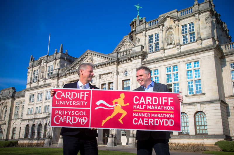 Cardiff Half Marathon Sponsor with VC