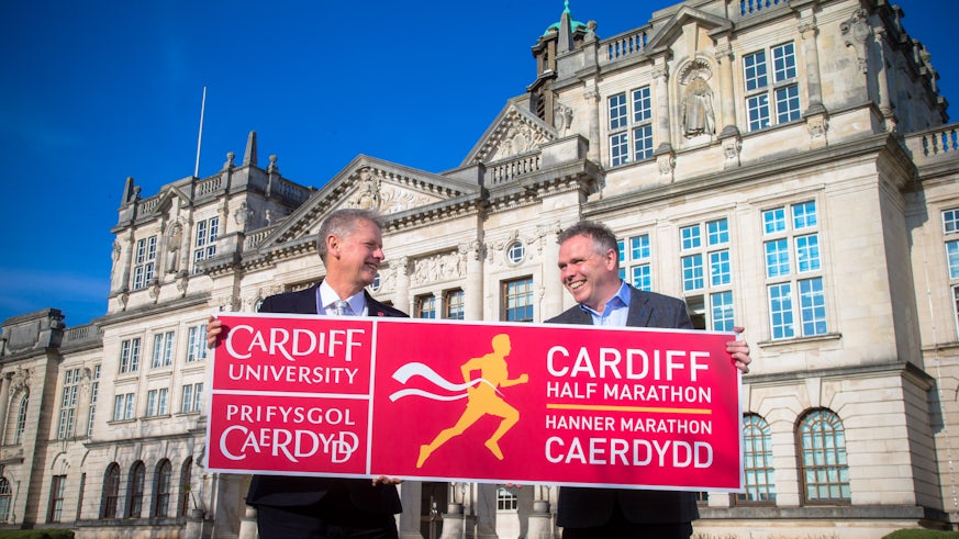 Cardiff Half Marathon Sponsor with VC