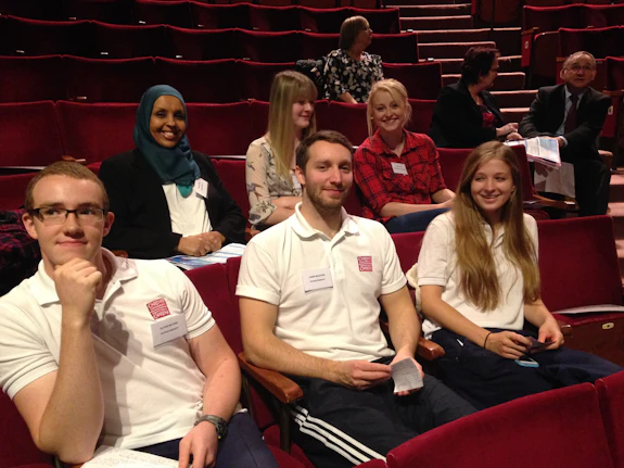 Student presenters at the HCARE UG conference