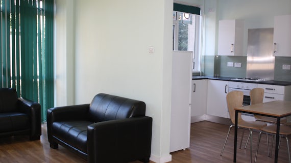 Lounge/Dining in University Hall 2 Bed Flat