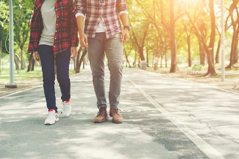 I-prehab page of image of two people walking