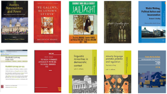 A range of publications by staff at Cardiff University School of Welsh.