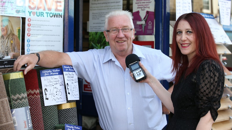 Bakery stall at the Real Food Market