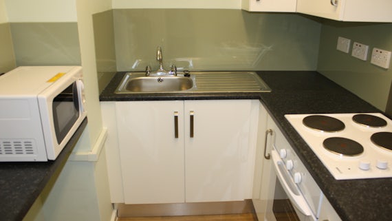 Kitchen in University Hall 1 Bed Flat