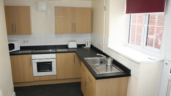 Kitchen in Talybont Court 3 Bed House