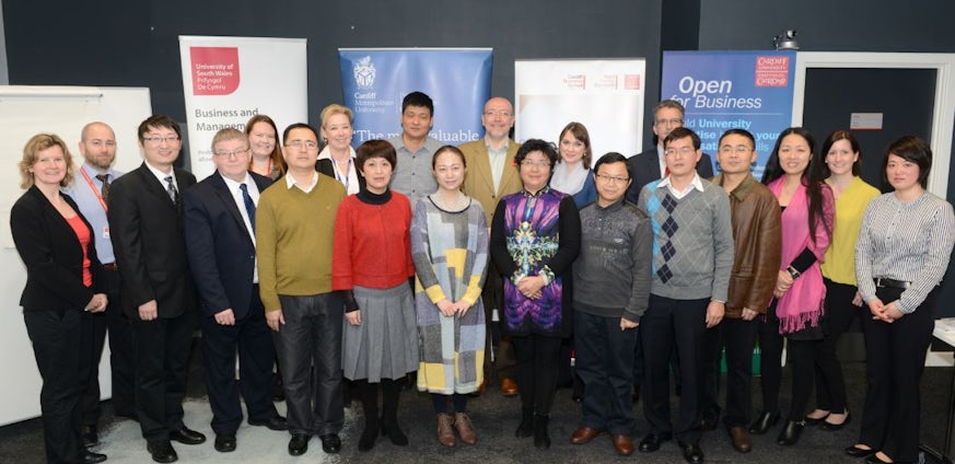 A group photo of participants in the Executive Education from China