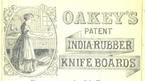 Oakey's petent India-rubber knife boards
