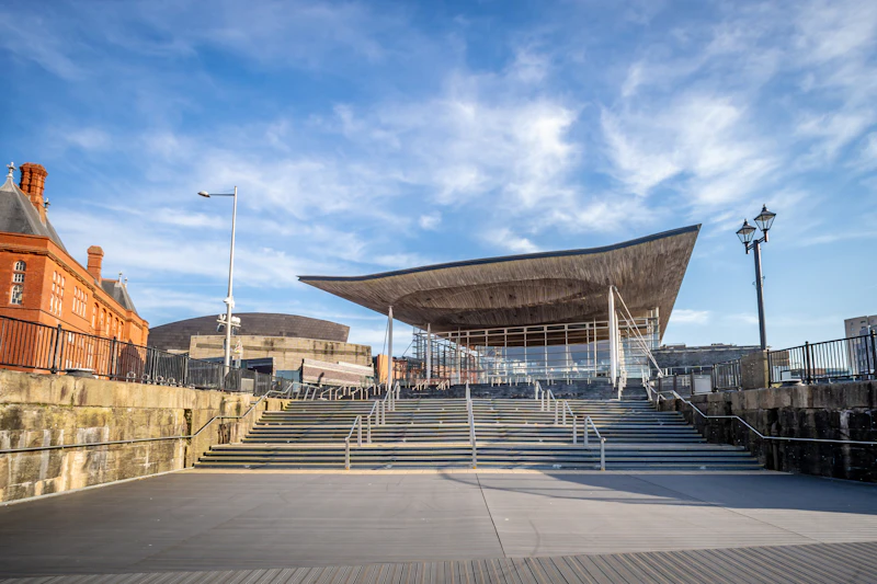 The Senedd building