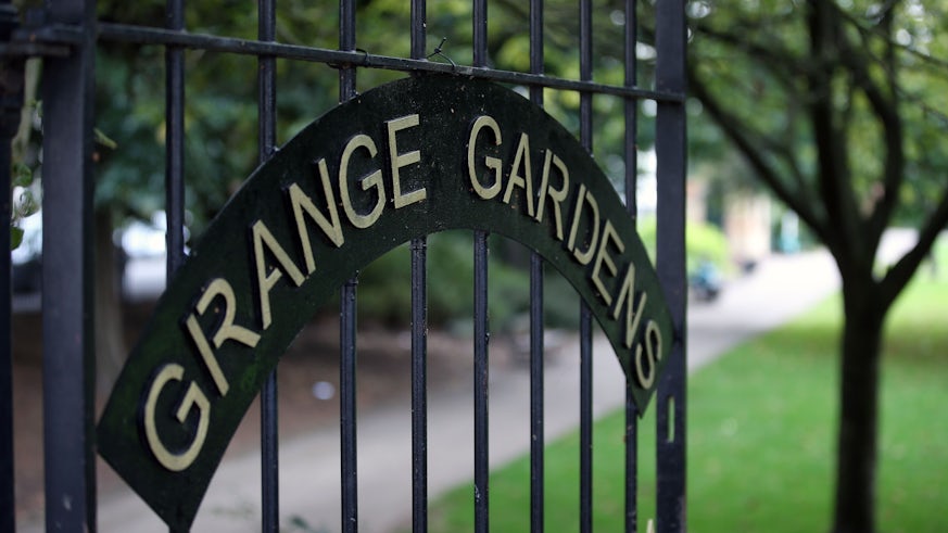Grange Gardens gate