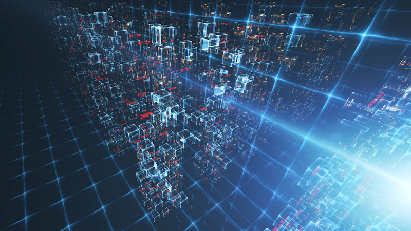 Abstract image of computer graphics