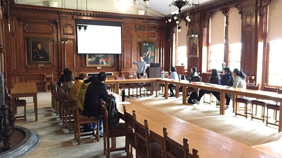 Guizhou University delegates learning about CAER Heritage Project