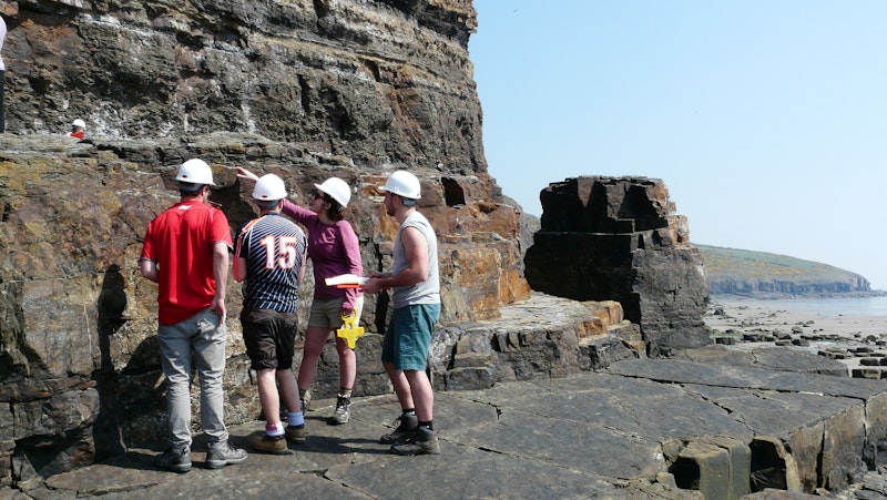 Sedimentary logging at Amroth